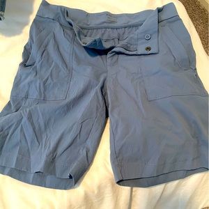 Athleta Trekkie blue shorts NWOT